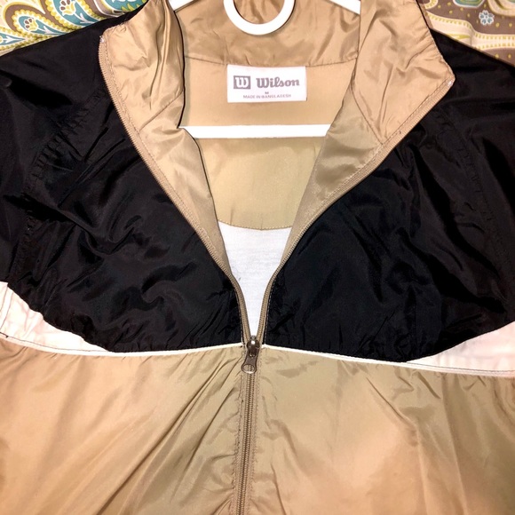 Wilson Tan vintage windbreaker - Picture 4 of 6